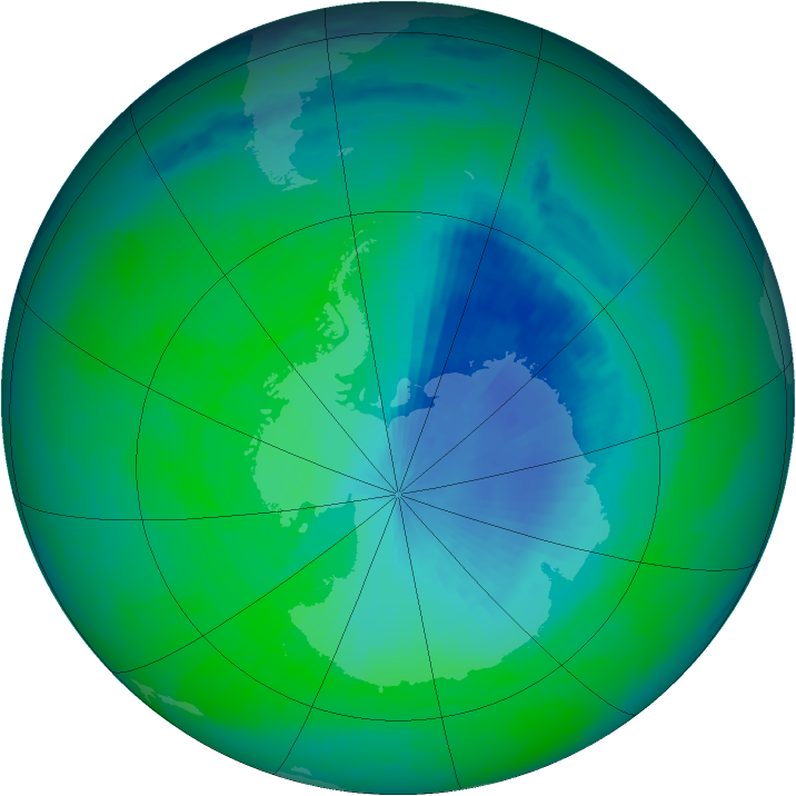 Ozone Map 2004-11-25